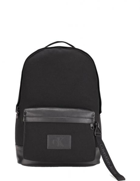 CALVIN KLEIN JEANS vīriešu melna mugursoma Tagged backpack mix 