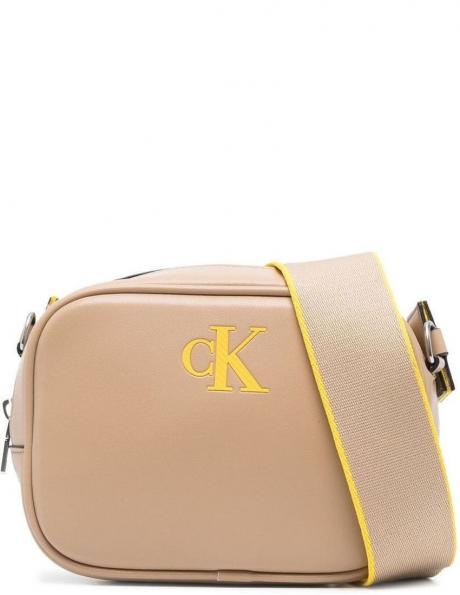CALVIN KLEIN JEANS sieviešu gaiša soma pār plecu SLEEK CAMERA BAG18 SOLID 