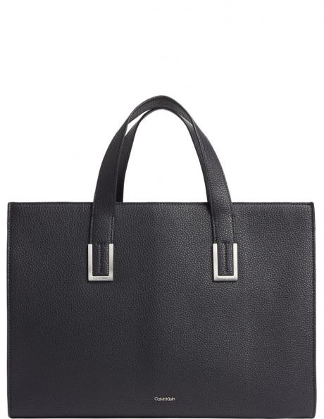 CALVIN KLEIN sieviešu melna soma Must plus tote 