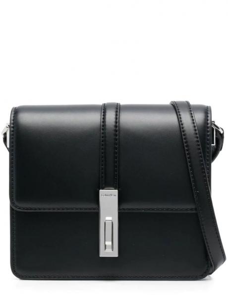 CALVIN KLEIN sieviešu melna soma pār plecu Archive crossbody 