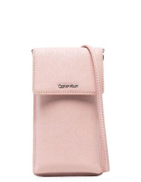 CALVIN KLEIN sieviešu rozā telefona vāciņš Must phone pouch 