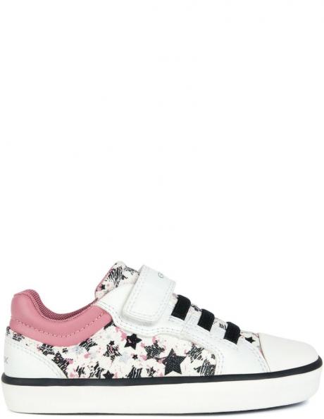GEOX balti ikdienas apavi meitenēm GISLI SPORT SHOES 