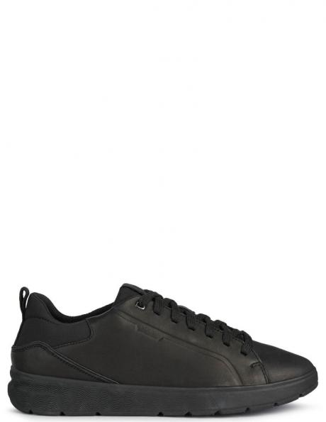 GEOX vīriešu melni ikdienas apavi SPHERICA SPORT SHOES 