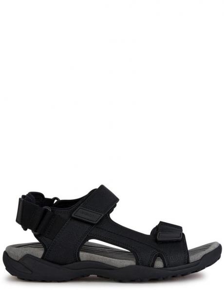 GEOX vīriešu melnas sandales TERRENO SANDALS 