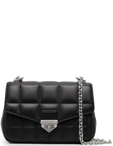 MICHAEL KORS sieviešu melna soma pār plecu SM chain shoulder bag 