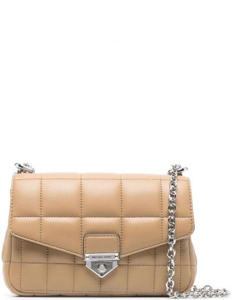 MICHAEL KORS sieviešu brūna soma pār plecu SM chain shoulder bag 