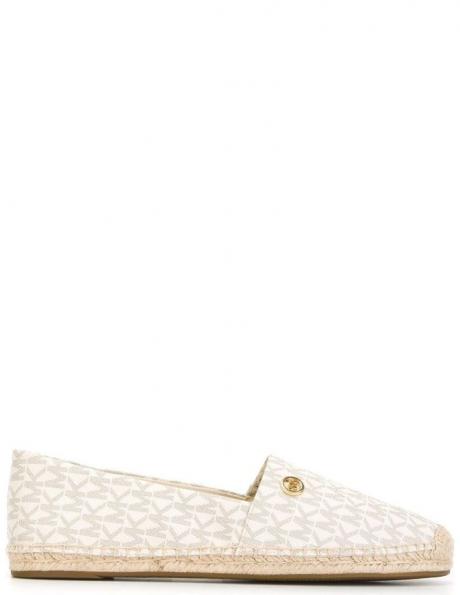 MICHAEL KORS sieviešu balti ikdienas apavi espadrilles Kendrick slip on shoe 
