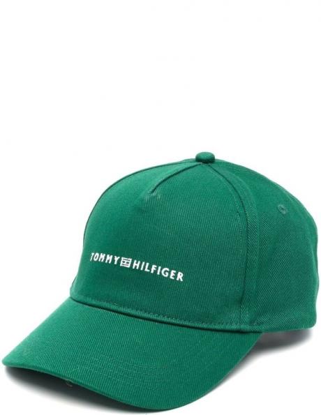 TOMMY HILFIGER vīriešu zaļa cepure TH HORIZON CAP 