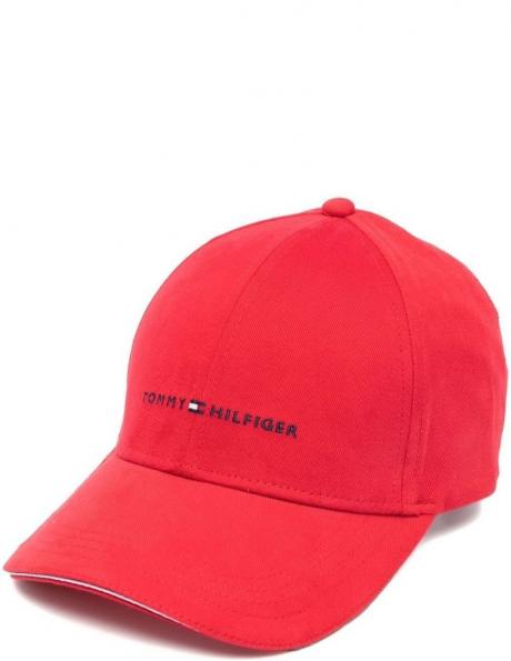 TOMMY HILFIGER vīriešu sarkana cepure TH CORPORATE CAP 