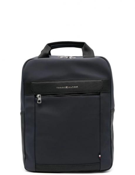 TOMMY HILFIGER vīriešu zila mugursoma TH CASUAL BACKPACK 