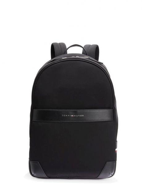 TOMMY HILFIGER vīriešu melna mugursoma TH URBAN NYLON  BACKPACK 