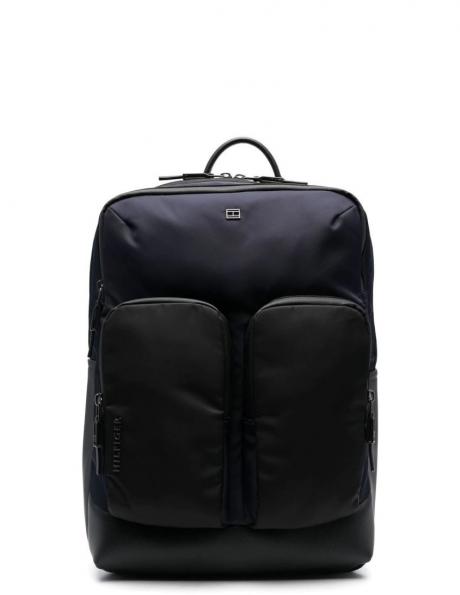 TOMMY HILFIGER vīriešu zila mugursoma TH CITY COMMUTER TECH BACKPACK 