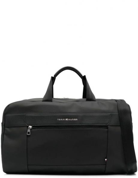 TOMMY HILFIGER vīriešu melna soma TH CASUAL WEEKENDER 