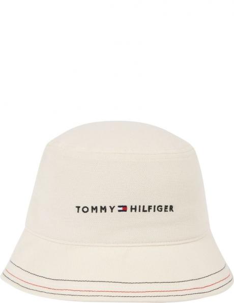 TOMMY HILFIGER vīriešu gaiša cepure ar nagu Skyline bucket cap 