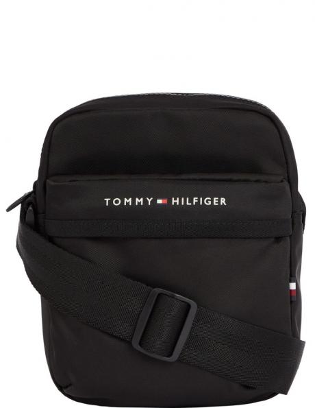 TOMMY HILFIGER vīriešu melna soma Skyline mini reporter 