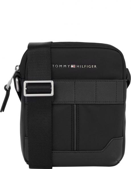 TOMMY HILFIGER vīriešu melna soma Elevated mini reporter 