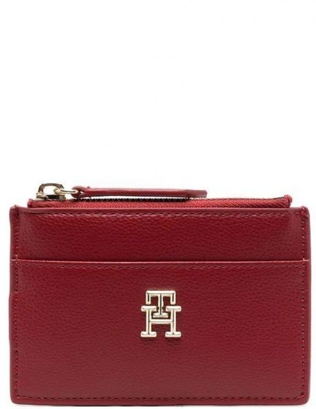 TOMMY HILFIGER sieviešu sarkans maks LIFE LONG CC WITH ZIP 