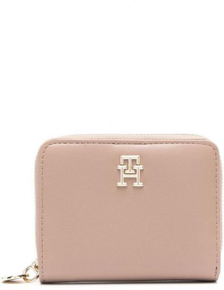 TOMMY HILFIGER sieviešu gaišs maks TH CHIC MED DOUBLE FUNCTION ZA 