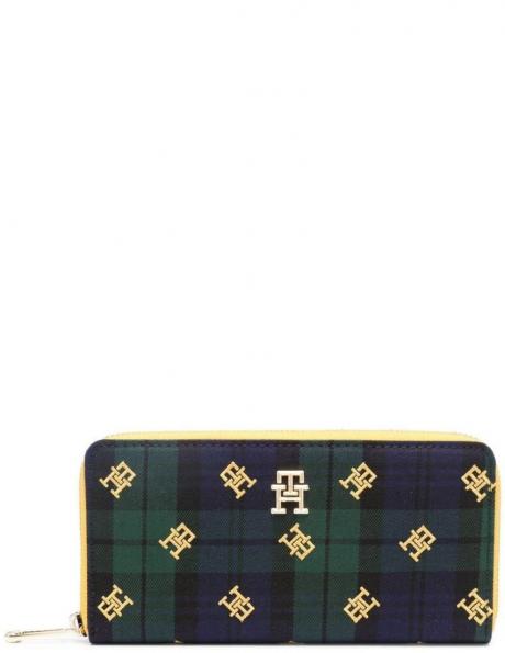 TOMMY HILFIGER sieviešu melns maks ICONIC LRG ZA BW 