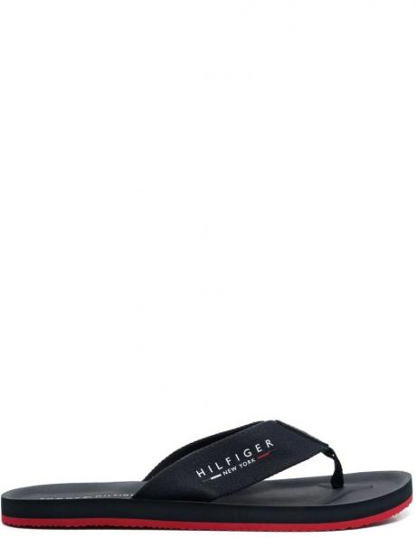 TOMMY HILFIGER vīriešu zilas pludmales čības CITY BEACH SANDAL MENS 