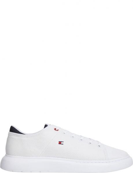 TOMMY HILFIGER vīriešu balti ikdienas apavi Lightweight cupsole sport shoe 