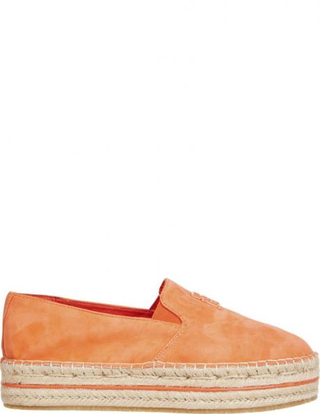 TOMMY HILFIGER sieviešu oranžas espadrilles Flatform espadrille 