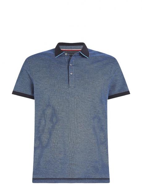 Tommy Hilfiger vīriešu zili šorti DC TWO TONE HONEYCOMB SLIM POLO 