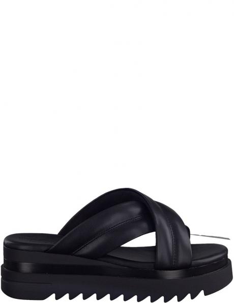 MARCO TOZZI sieviešu melnas čības SLIPPERS 