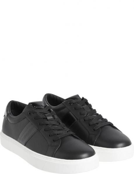 CALVIN KLEIN vīriešu melni ikdienas apavi Low top lace up sport shoe 