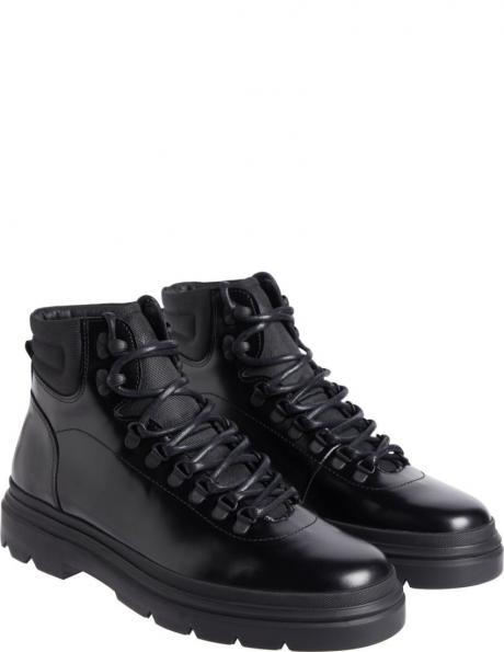 CALVIN KLEIN vīriešu melni zābaki Lace up boot 