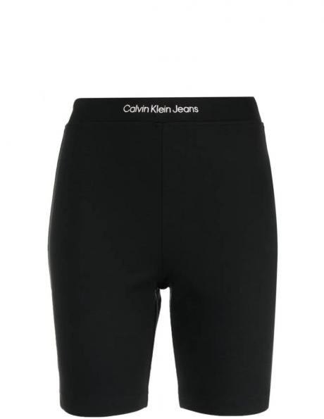 CALVIN KLEIN JEANS sieviešu melni šorti Institutional cycling short 