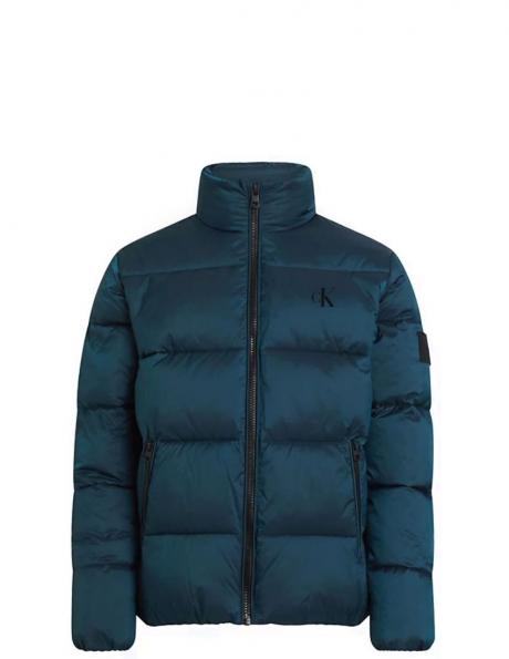 CALVIN KLEIN JEANS vīriešu zila, silta jaka Tt ripstop puffer jacket 