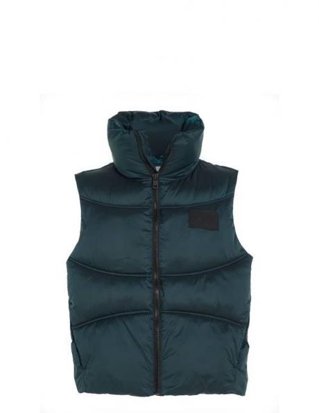 CALVIN KLEIN JEANS vīriešu zila, silta veste Two tone ripstop vest 