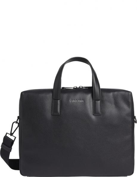 CALVIN KLEIN Vīriešu melna klēpjdatora soma Must laptop bag 