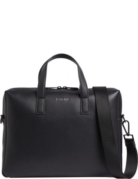 CALVIN KLEIN Vīriešu melna klēpjdatora soma Must laptop bag 