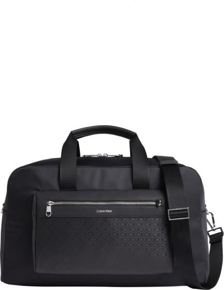 CALVIN KLEIN vīriešu melna soma Elevated weekender 