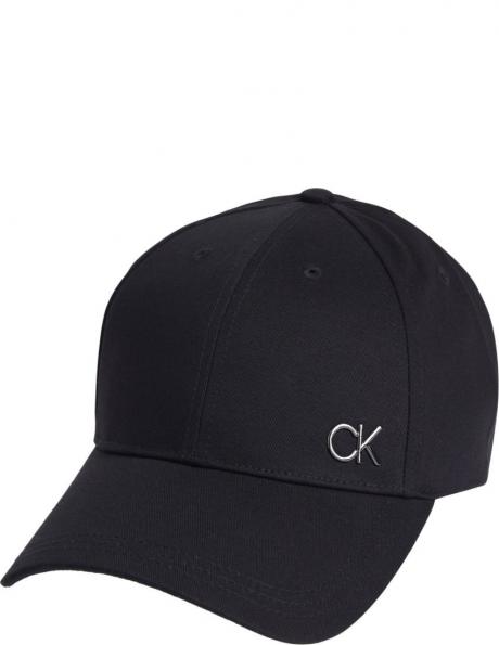 CALVIN KLEIN vīriešu melna cepure Bombed metal  cap 