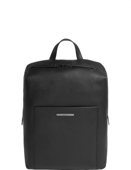 CALVIN KLEIN vīriešu melna mugursoma Modern bar squared backpack 