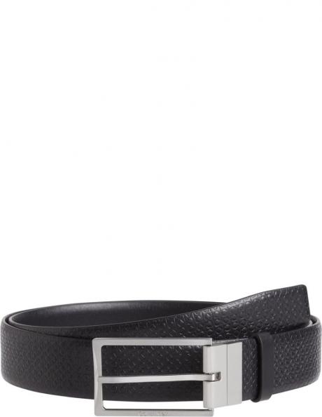 CALVIN KLEIN vīriešu melna josta Slim frame mono 35mm belt 