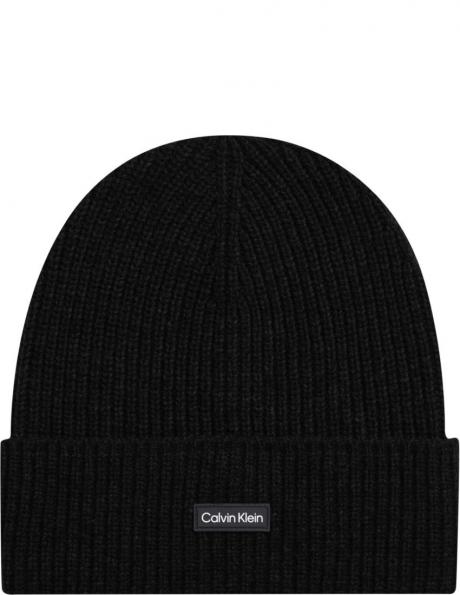 CALVIN KLEIN vīriešu melna cepure Daddy beanie 