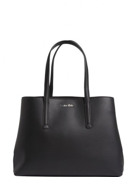 CALVIN KLEIN sieviešu melna plecu soma Must tote 