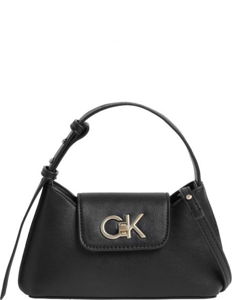 CALVIN KLEIN sieviešu melna plecu soma Re-lo crossbody  