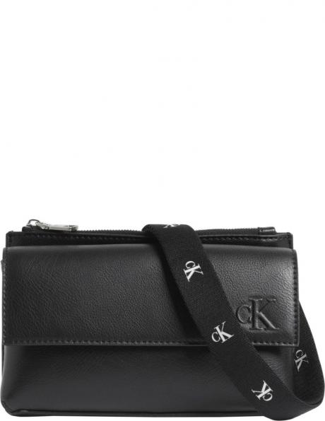 CALVIN KLEIN JEANS  sieviešu melna plecu soma Ultralight phone crossbody 