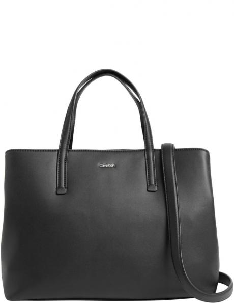 CALVIN KLEIN sieviešu melna soma Must tote 