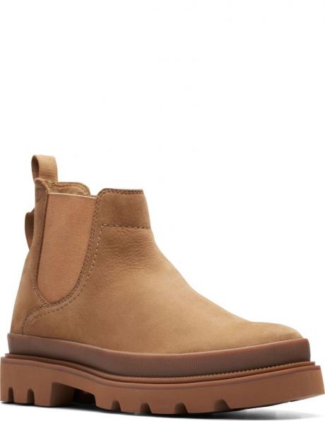 CLARKS vīriešu brūni zābaki Badell Top booties 