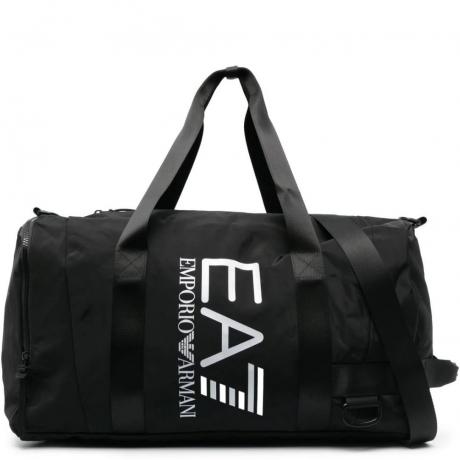 EA7 vīriešu/sieviešu melna soma Gym bag 