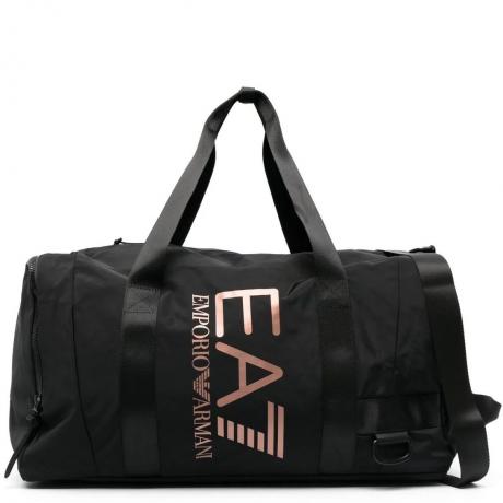 EA7 vīriešu/sieviešu melna soma Gym bag 