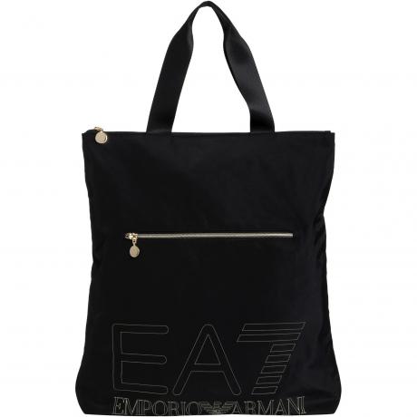 EA7 sieviešu melna plecu soma Shopping bag 