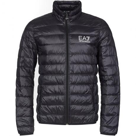 ES7 vīriešu melnā dūnu jaka Down jacket 