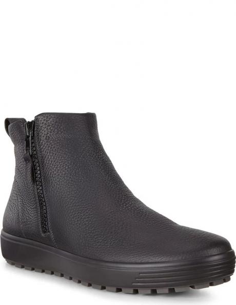 ECCO vīriešu melni zābaki ar siltinājumu Soft 7 trend booties 